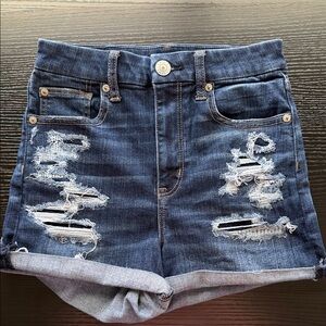 American Eagle Distressed Denim Women Shorts